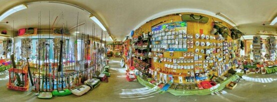 Vorne, Angeln, Haken